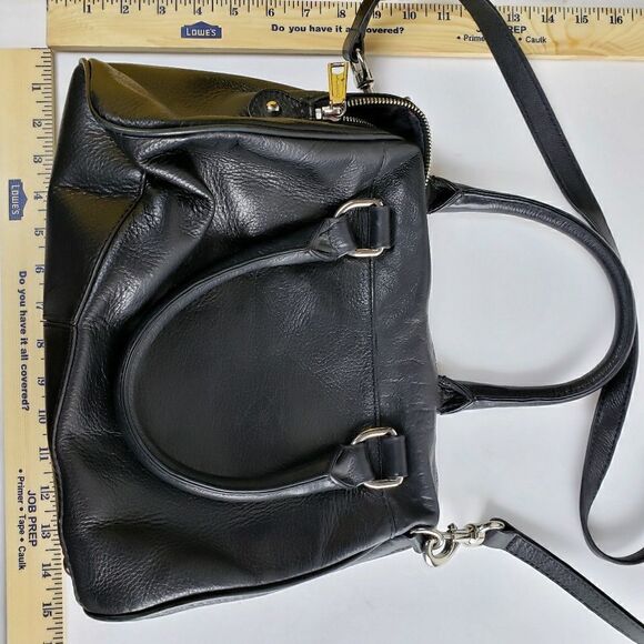 Rebecca minkoff quilted black leather satchel - Picture 8 of 8